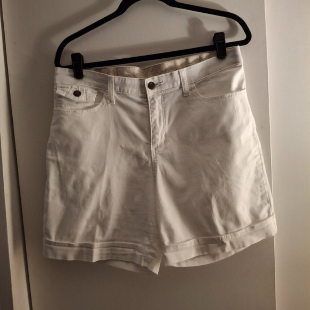 Lee Women's Classic White Jean Shorts